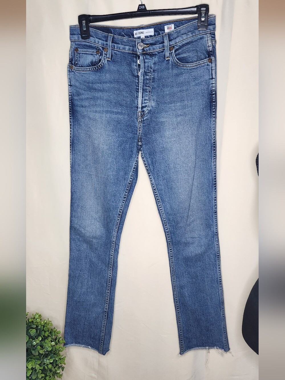 RE/DONE Originals Women's Jeans Waist 29/rise 12/length 32.  Excellent Condition